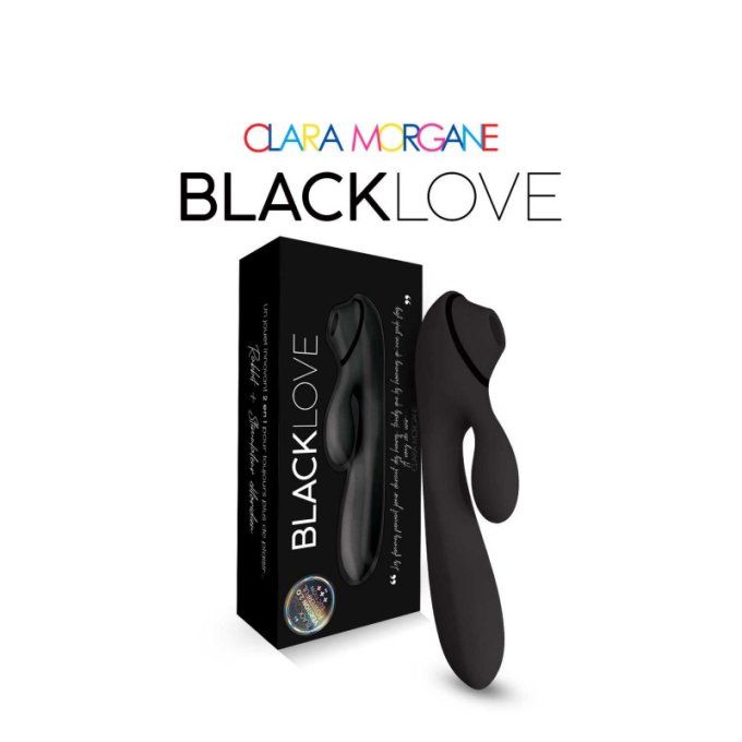 BLACK LOVE 3 EN 1 RABBIT ET SUCCION CLITORIS 