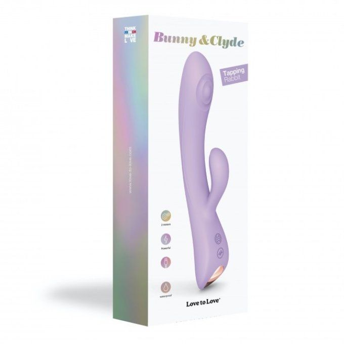 BUNNY & CLYDE TAPPING RABBIT MAUVE USB