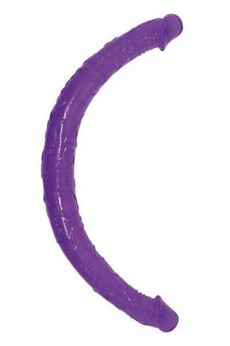 DOUBLE DONG JELLY VIOLET 45 CM