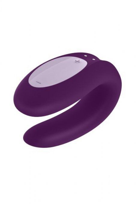 DOUBLE JOY VIOLET RECHARGEABLE COMMANDE BLUETOOTH ANDROID