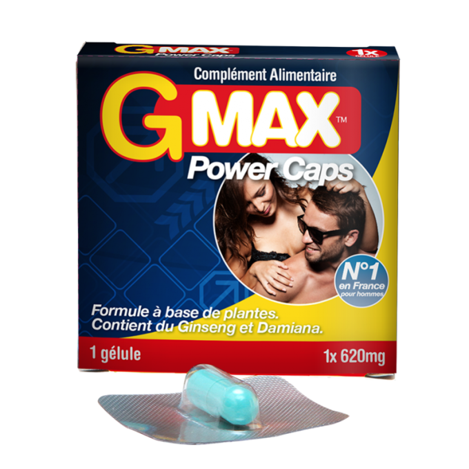 GMAX POWER CAPS HOMME – 1 GELULE