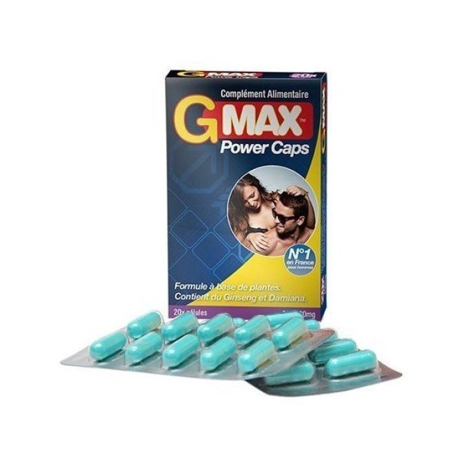 GMAX POWER CAPS HOMME – 20 GELULES