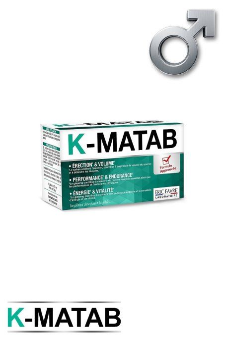 K-MATAB ERECTION PERFORMANCE HOMME BOITE 16 GELULES 