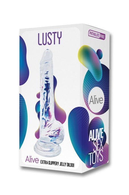 LUSTY GODE VENTOUSE TESTICULES JELLY TRANSPARENT 18 CM