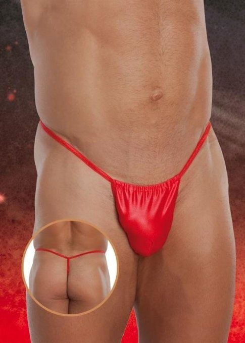 MINI STRING FICELLE ROUGE - HOMME