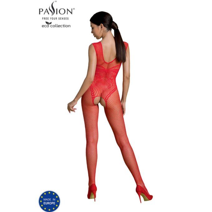 PASSION - BODYSTOCKING ECO COLLECTION ECO ROUGE