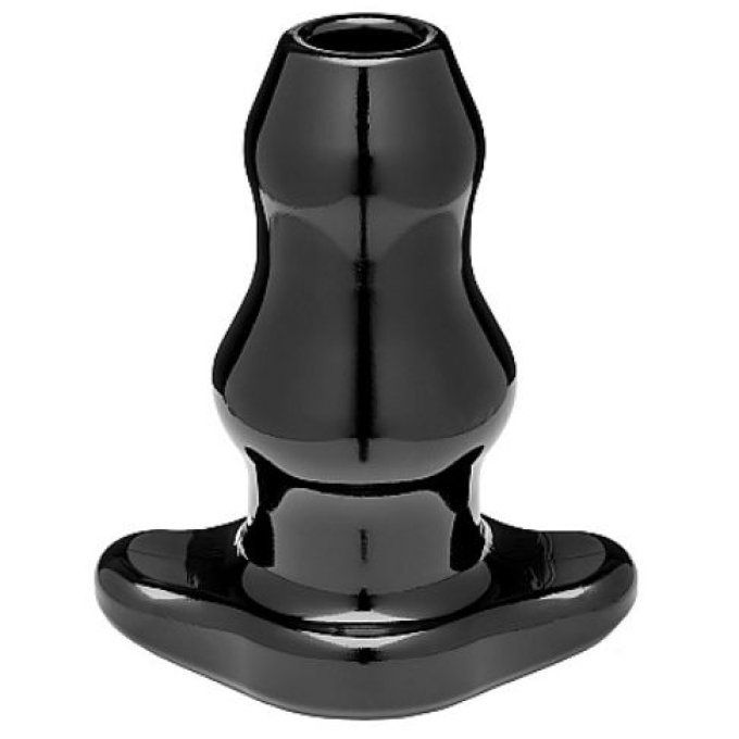 PERFECT FIT DOUBLE TUNNEL PLUG XL LARGE - NOIR