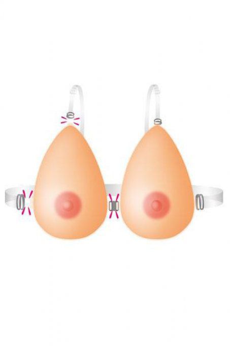 STARBUST FAUX SEINS SILICONE