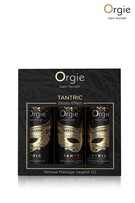 TANTRIC PACK 3 HUILES MASSAGE EFFET GLOSSY